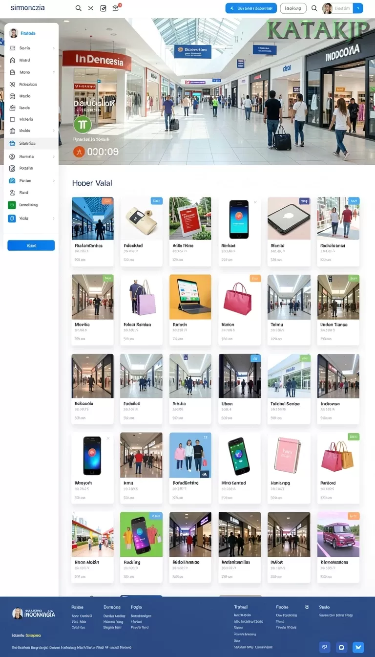 Cuplikan layar NEON4D — halaman utama