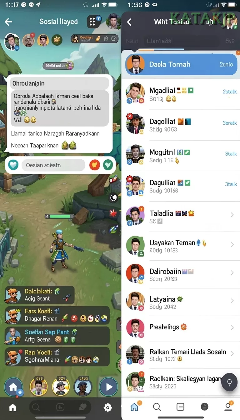Cuplikan layar BIG11 — aktivitas